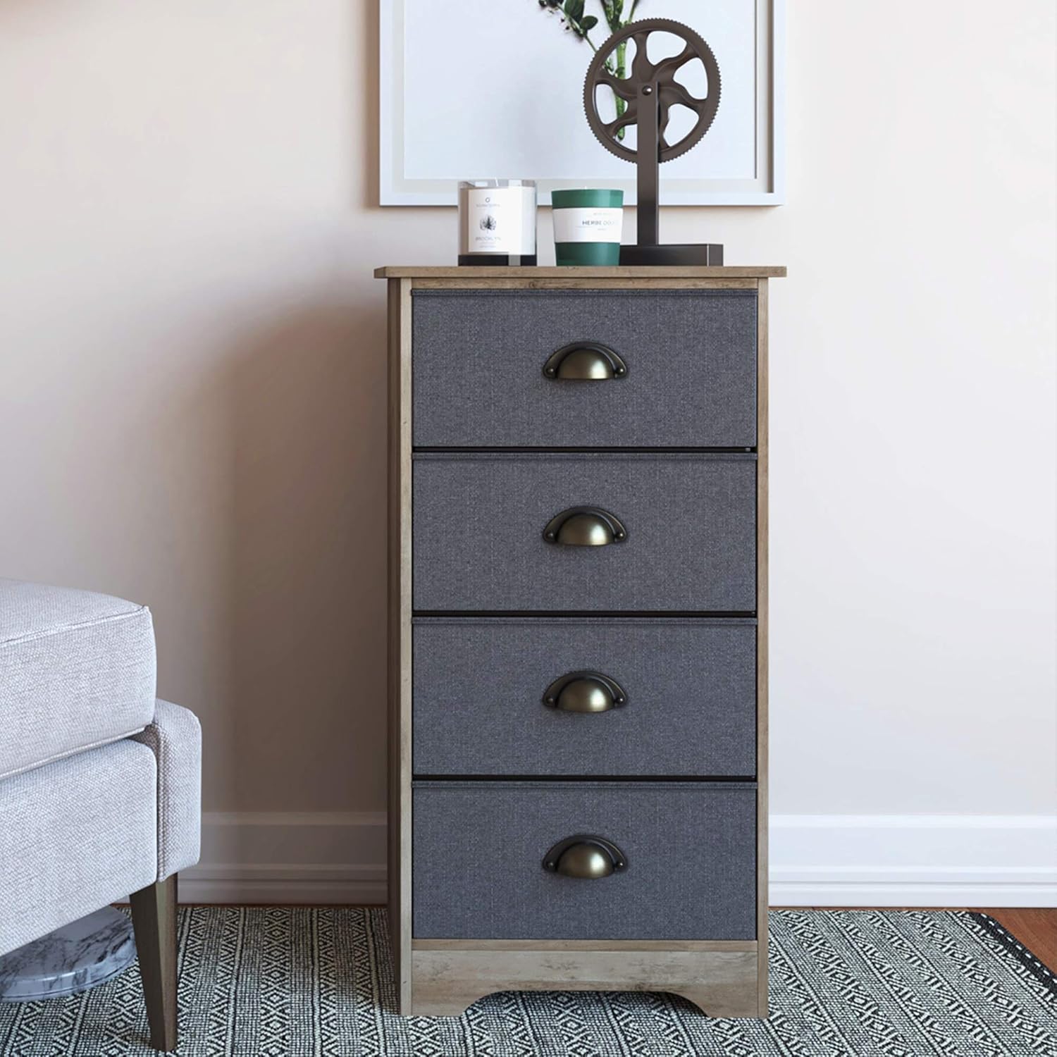 Amazon Com Nathan James Calvin Antique Dry Oak Bedroom Dresser
