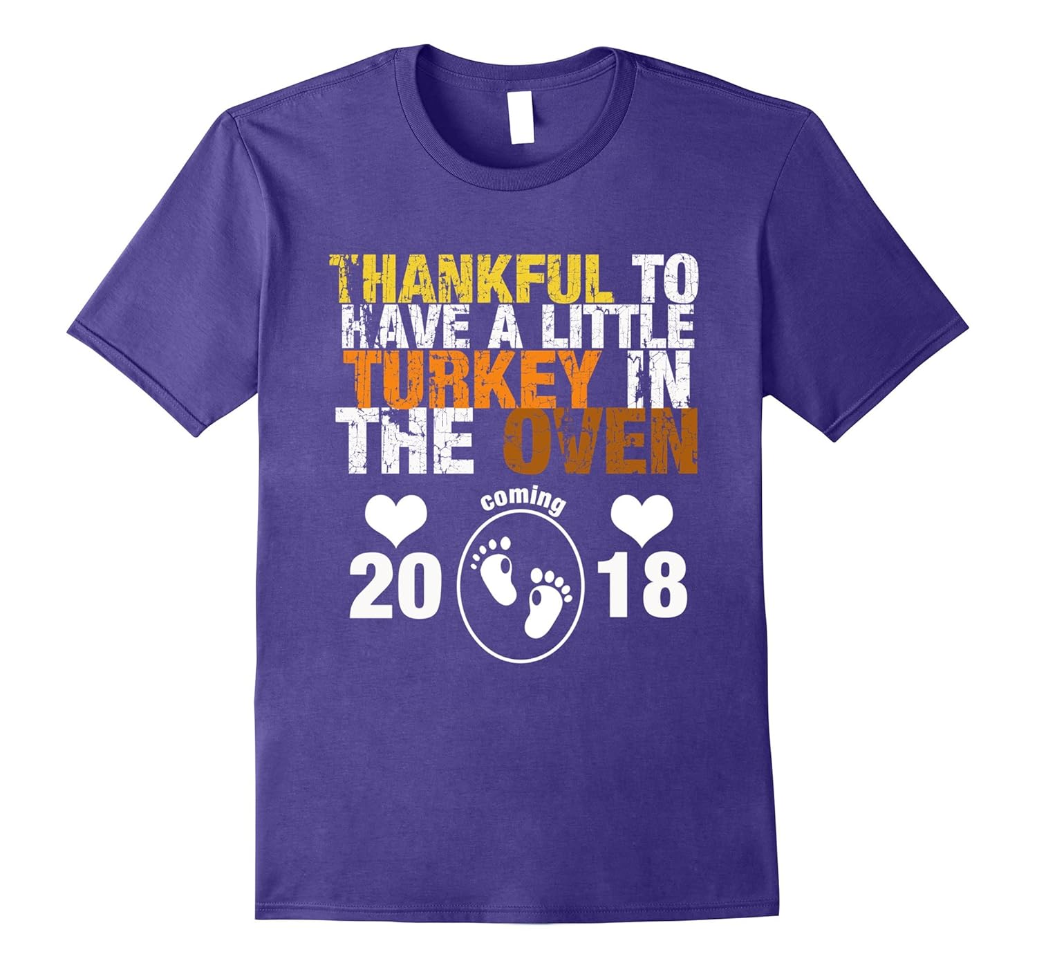 Thanksgiving Pregnancy Announcement T-Shirt for Moms-Rose