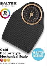 Salter Doctor Style Mechanical Bathroom Scale 150 kg Gold Black view 3