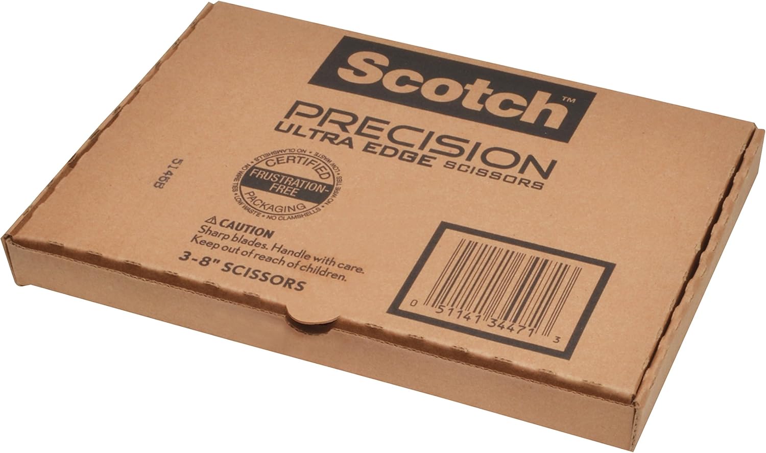 Scotch Precision Ultra Edge Scissors, 8 Inch, 3-Pack (1458-3AMZ-ESF): Office Products