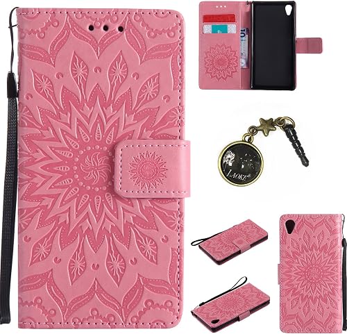 Download PU Cuir Coque Strass Case Etui Coque étui de portefeuille protection Coque Case Cas Cuir Swag Pour Sony Mobile Xperia M4 Aqua +Bouchons de poussière (4FF) PDF
