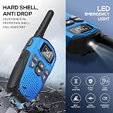 NXGKET Walkie Talkies 4 Pack Long Range 16 Channels Type-C Rechargeable view 7