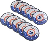 KATSU 76mm Steel Cutting Disc 10pk 1.0mm Metal Cut Off Wheels for Mini Grinder view 1