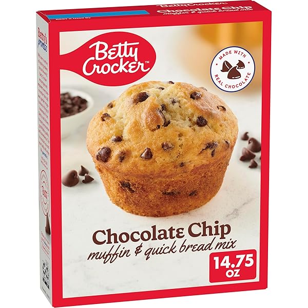 BETTY CROCKER CHOCOLATE CHIP MUFFIN AND QUICK BREAD...