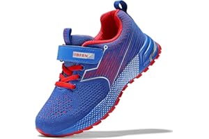 UBFEN Kids Sneakers Boys Girls Tennis Shoes for Running Athletic Walking Gym Sports Lightweight Breathable