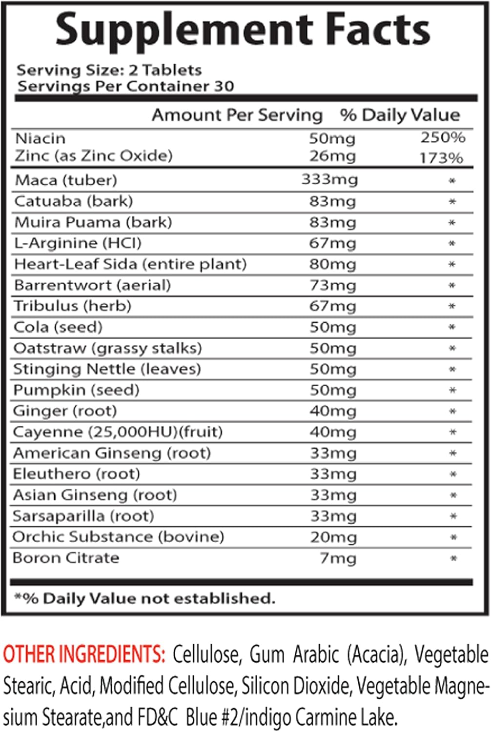 Catuaba and Muira puama - Maca Plus Complex - Promotes Healthy (2 Bottles - 120 Tablets): Health & Personal Care