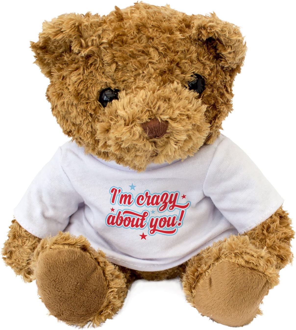 I'm Crazy About You Teddy Bear Cute And Cuddly Present Gift