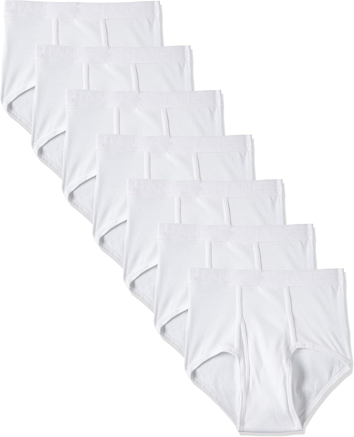 Hanes Ultimate Men's 7-Pack Full-Cut Pre-Shrunk Briefs - Colors May Vary at  Men’s Clothing store: Briefs Underwear