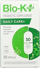 Bio-K Plus, Dailycare 50 Billion Probiotics, 30 Count