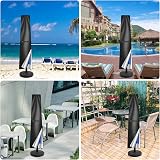 Teynewer Parasol Cover 1.8-2.7m Diameter Waterproof UV Windproof 170x25/35cm view 6