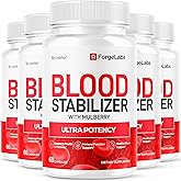 (5 Pack) Forge Labs Blood Stabilizer - Official ForgeLabs Capsules Natural Formula Support Advanced Premium Pills - Maximum Strength, Multivitamin for Health & Wellness, 300 Capsules for 5 Months