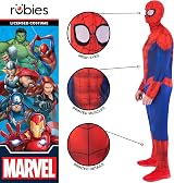 Rubies Spider-man Official Adult Costume Large Jumpsuit Mask view 4