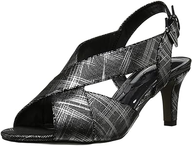 cheap black heeled sandals