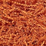 Wowxyz 2 LB Crinkle Cut Paper Shred Orange Crinkle