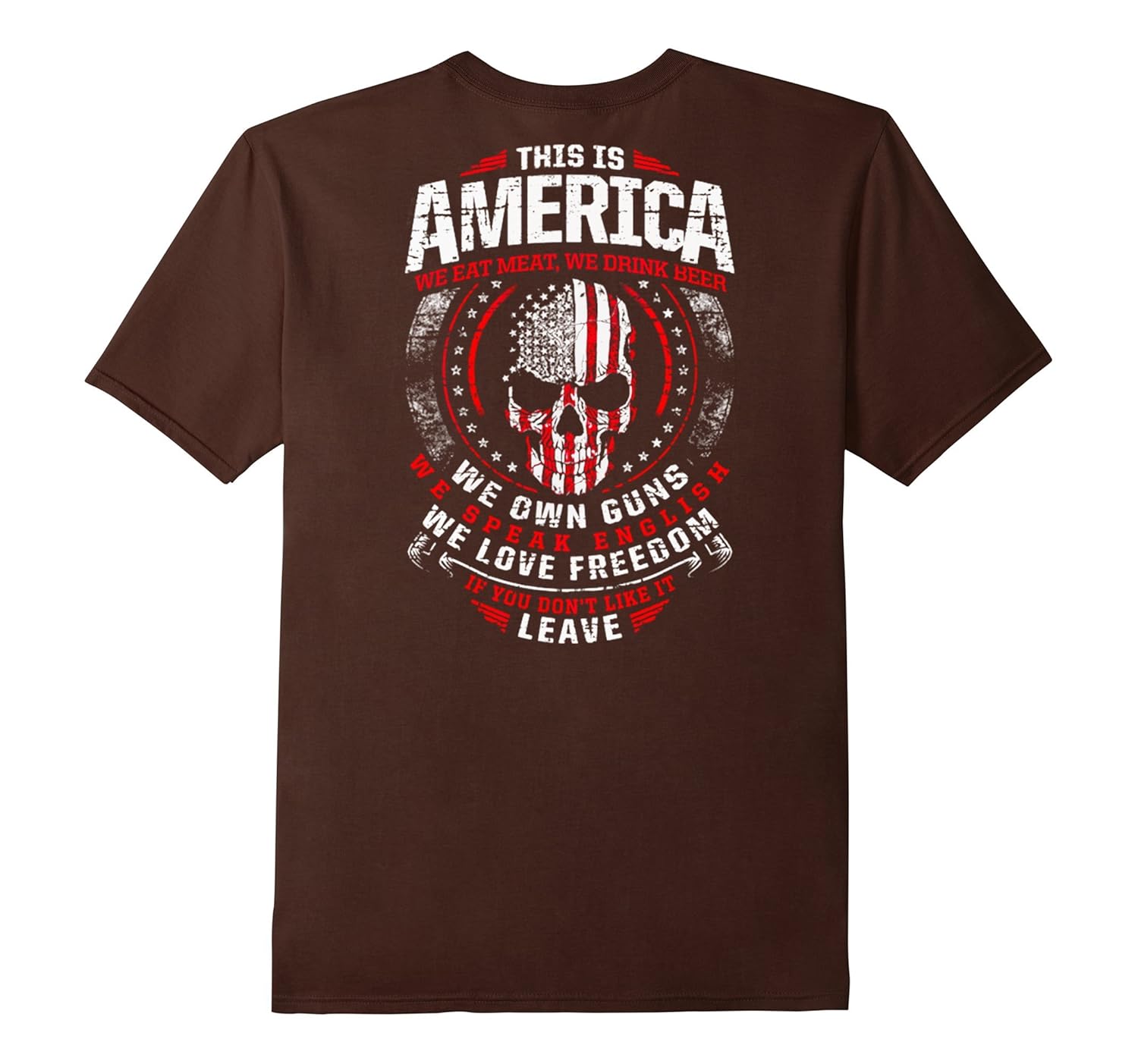 Let's Learn English "We Eat Meat, Drink Beer, Speak English" Funny Men's T- Shirt - Multiple Sizes (Gildan) Funny UK T-shirt - Foto 7