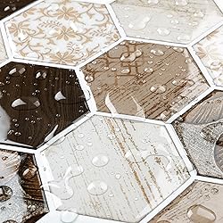 FunStick 15 Sheets Hexagon Peel and Stick