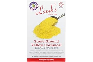 Vaszu Lamb's Stone Ground Yellow Cornmeal 2 lb (Pack of 1)