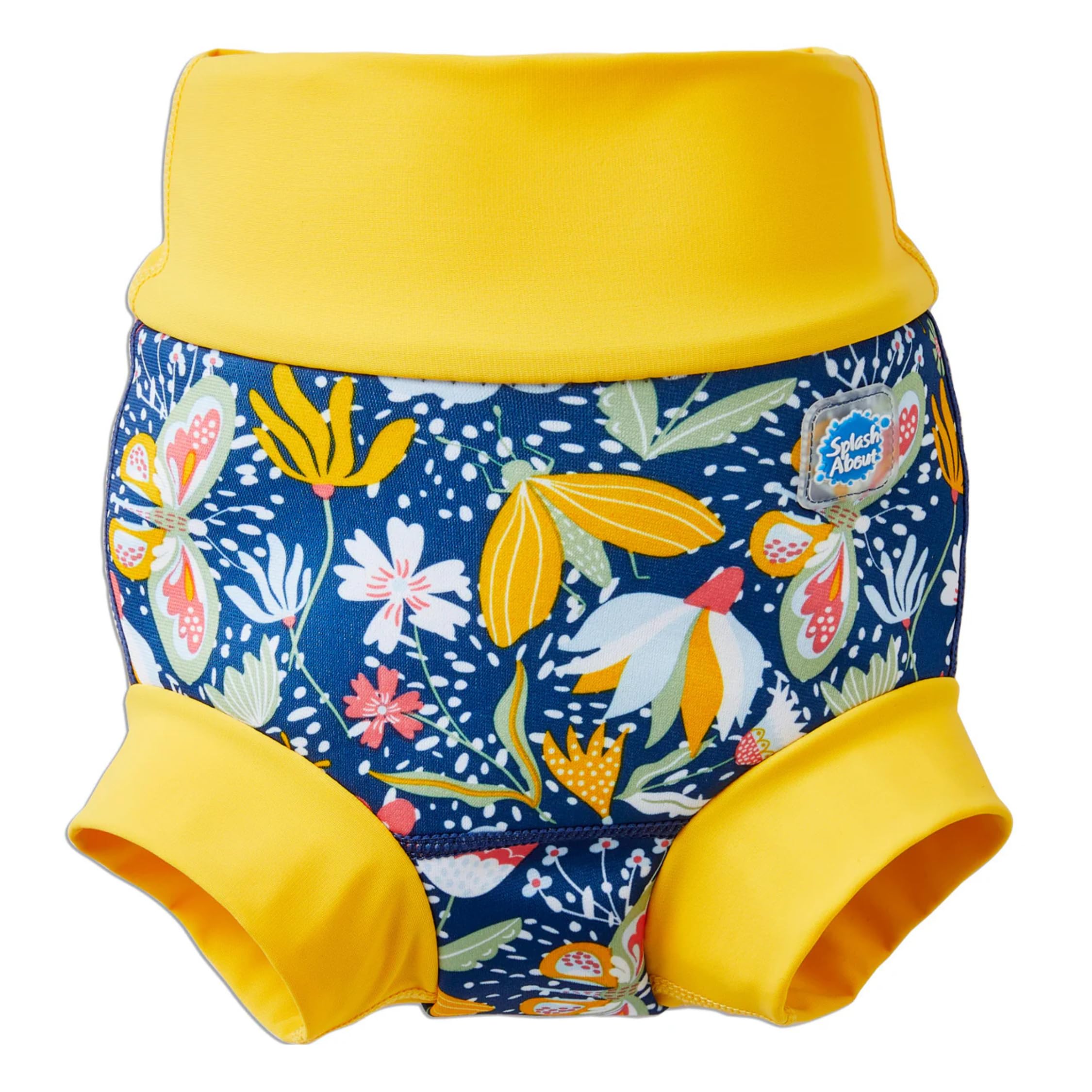 Splash About Happy Nappy Duo Reuseable Swim Nappy for Babies and Toddlers (Garden Delight, 0-3 Months)