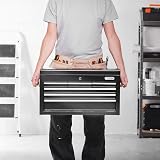 VonHaus Tool Chest Portable Cabinet with Drawers Lockable Metal Box view 5