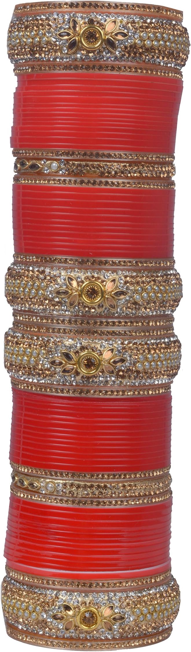 Sukriti Indian Gorgeous Traditional Fashion Bollywood Style Bridal Punjabi Chura Bangle Jewelry for Women