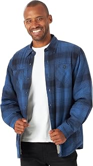 Long Sleeve Sherpa Lined Shirt Jacket 