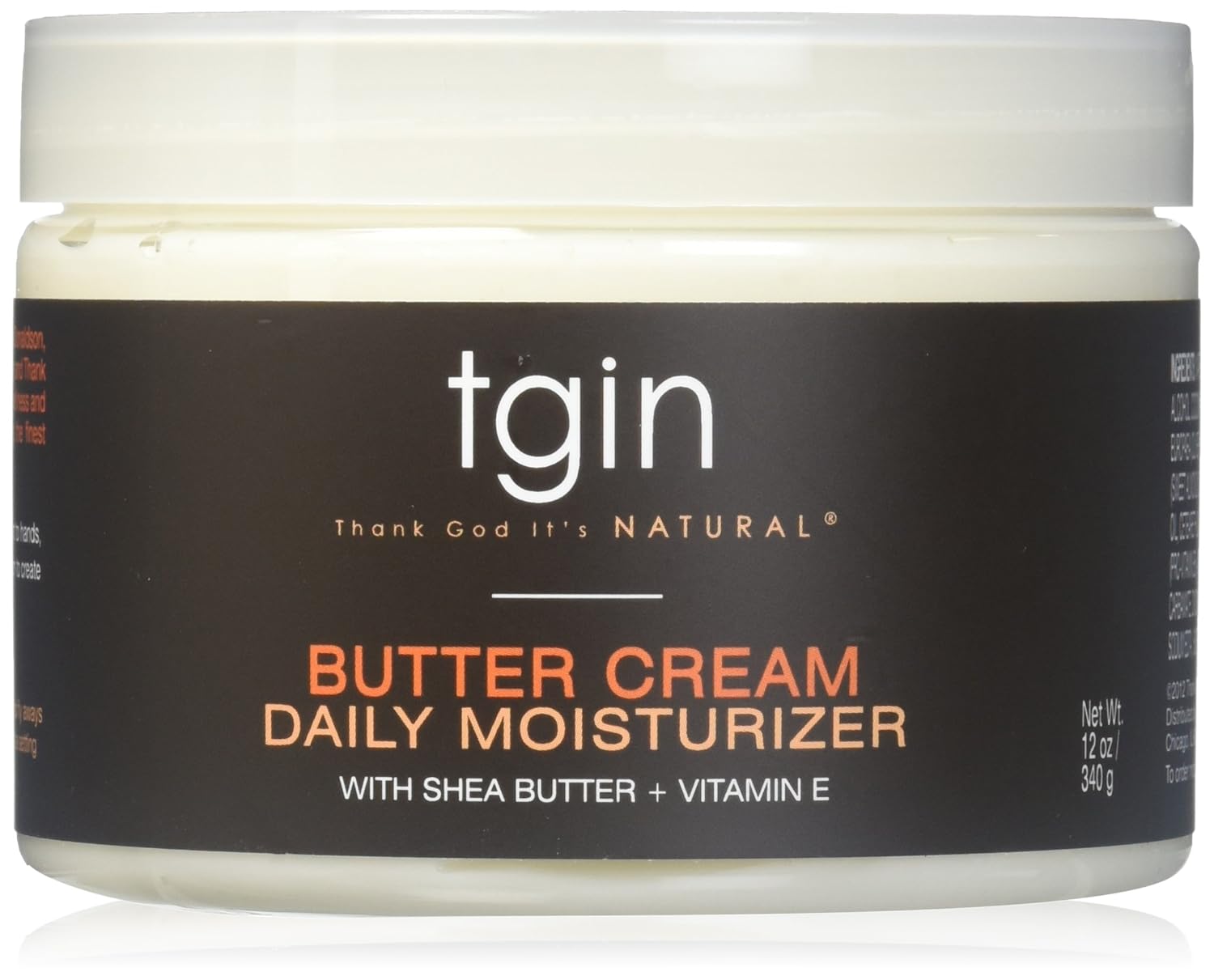 tgin Butter Cream Daily Moisturizer for Natural Hair, 12oz by tgin (Thank God It's Natural