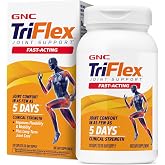 GNC TriFlex Fast-Acting, Improves Joint Comfort &amp; Stiffness, 120 Caplets | Combines Glucosamine and Chondroitin with Turmeric to Support Joint Comfort and Stiffness in as Few as Five Days