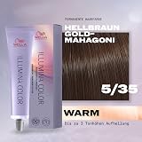 Wella Illumina Color 5/35 Light Gold Mahogany Brown Permanent Hair Color view 2