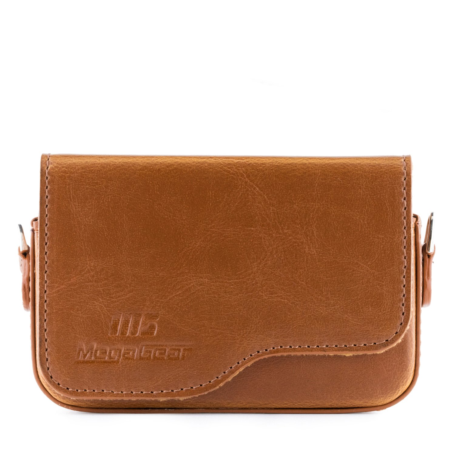 MegaGear MG655 Leather Camera Case with Strap for Canon PowerShot G9 X Mark II - Brown