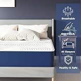 Matoresu Double Mattress 135x190x20cm Gel Memory Foam Removable Cover view 2