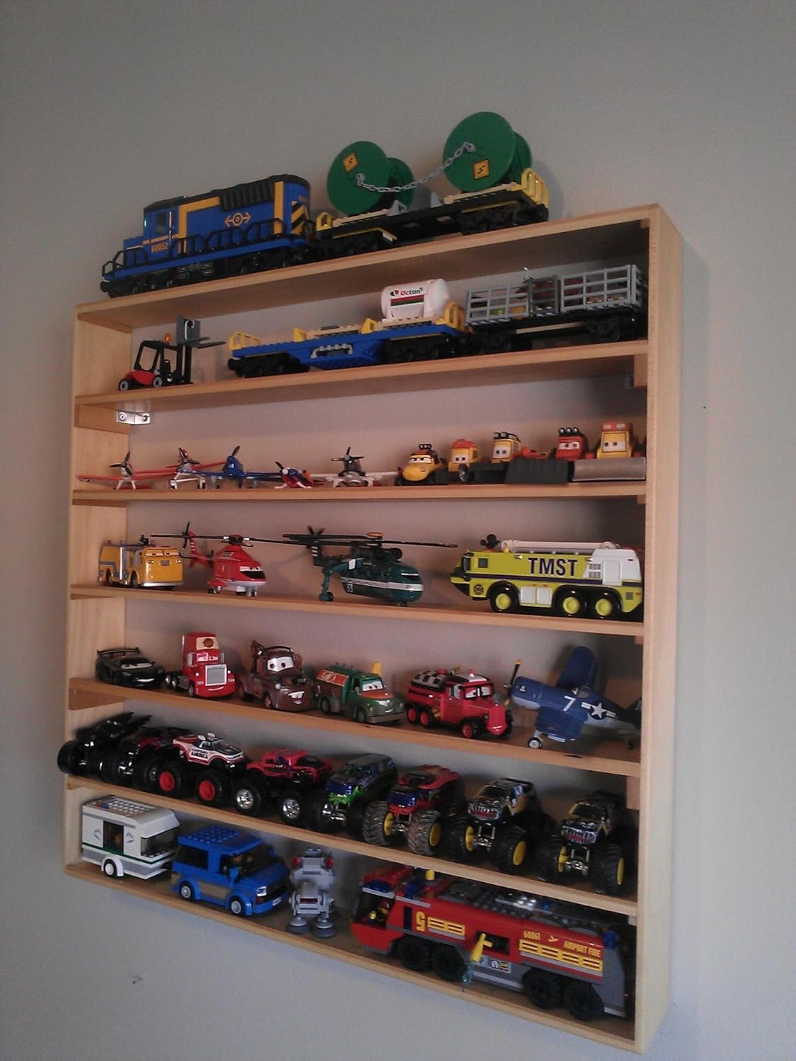 wall shelves to display legos