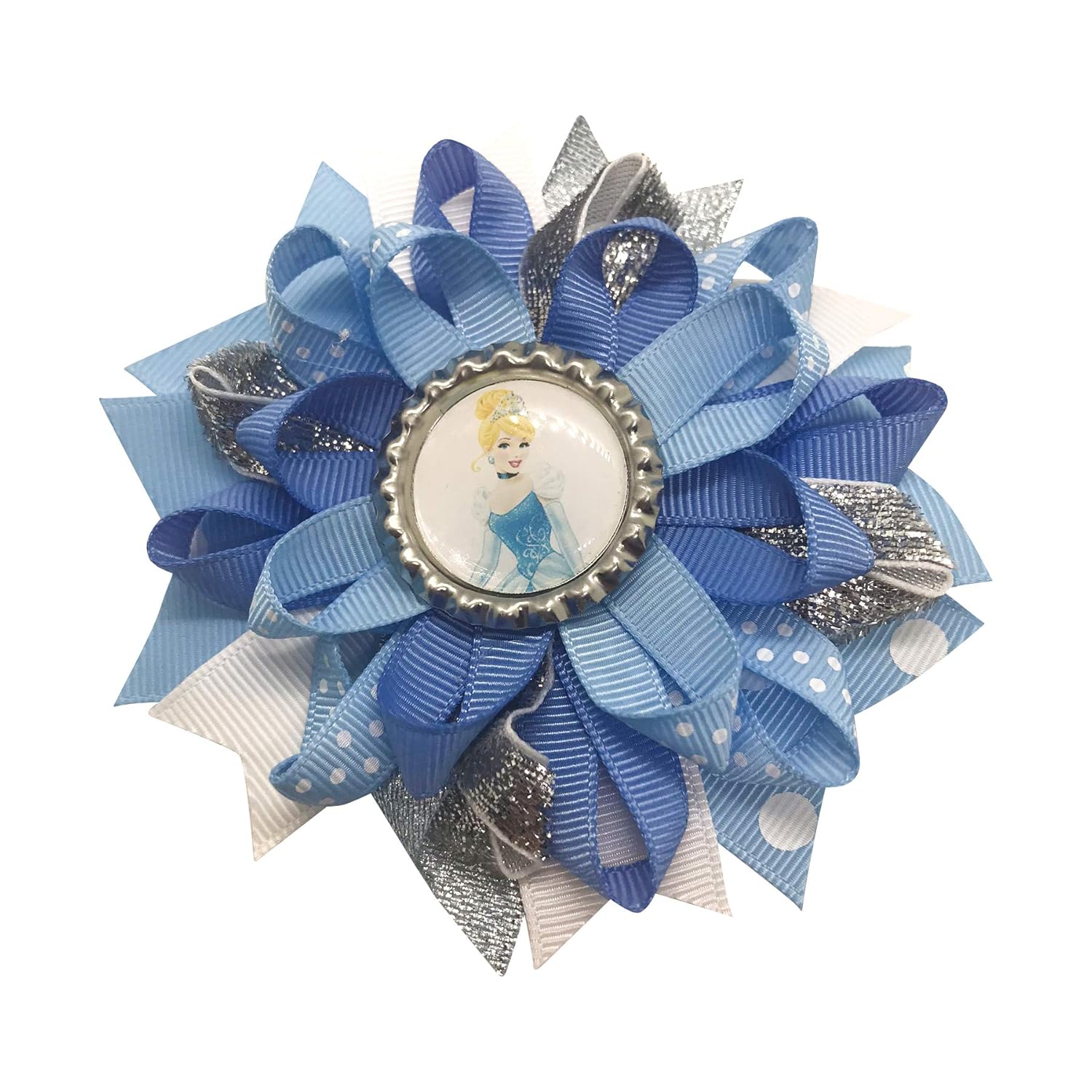 Amazon Com Cinderella Hair Bow Little Girl Bows Toddler Hair
