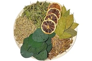 PEXTIAN Simmer Pot Potpourri, Fresh Starts Stovetop Potpourri with Mint, Lemon, Lemongrass, Rosemary and Bay Leaf, Simmering Potpourris for Home Fragrance, Odor Removal, Holiday, Relaxing, Housewarming Gift