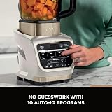 Ninja Foodi Blender & Soup Maker 1000W 1.7L Glass Jug Stone Gold HB150UKSTGD view 5