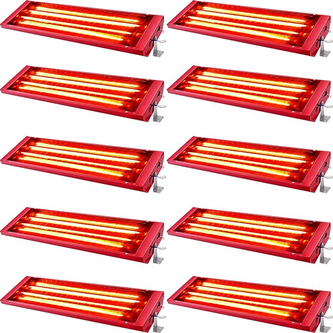 VEVOR Infrared Curing Lamp Infrared Paint Curing Light