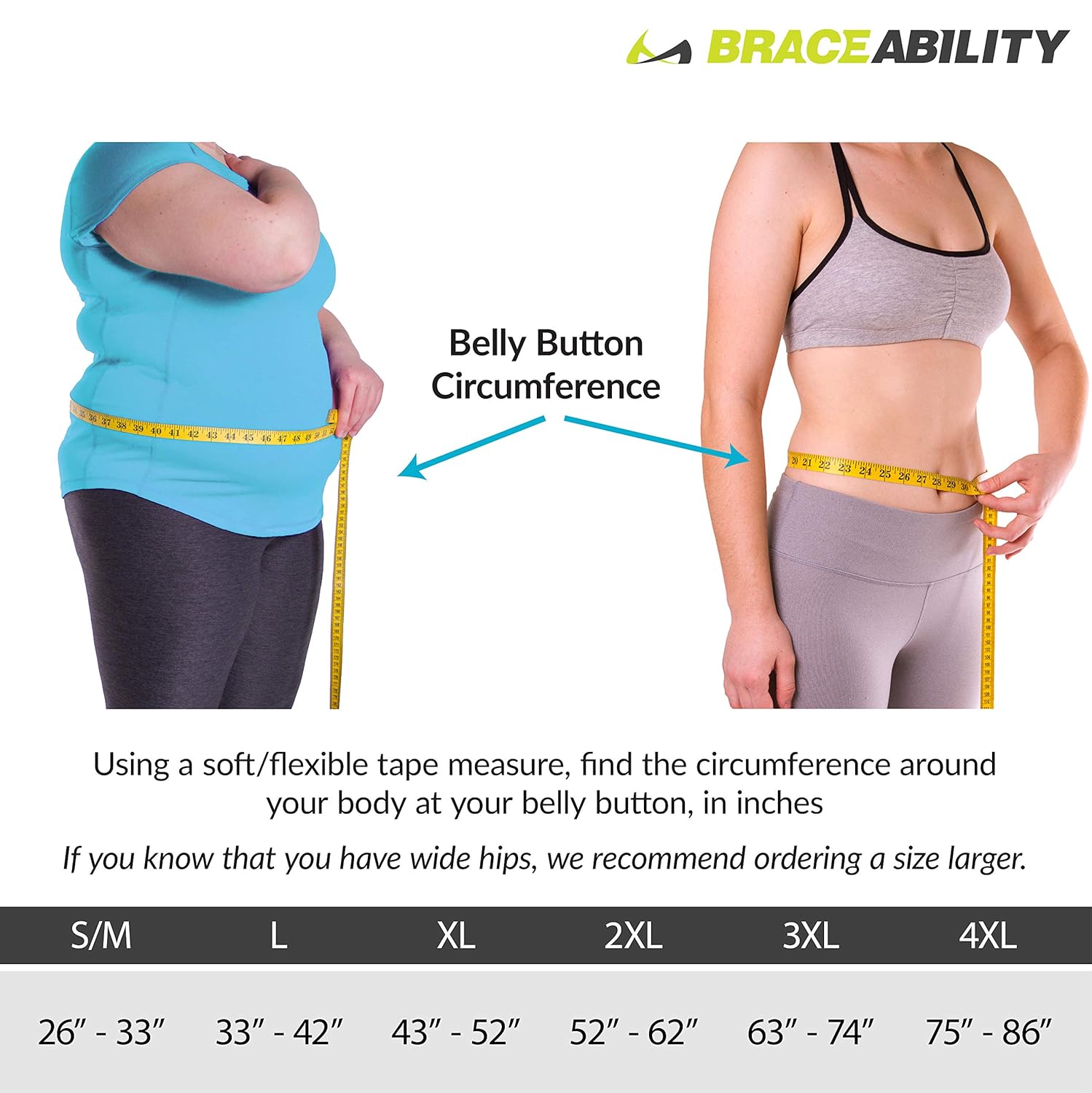 BraceAbility XXXL Plus Size Elastic & Neoprene Compression Back Brace | Lumbar, Waist and Hip Support Belt for Sciatica Nerve Pain, Low Back Pain Relief while Sleeping, Working, Exercising (3XL): Industrial & Scientific