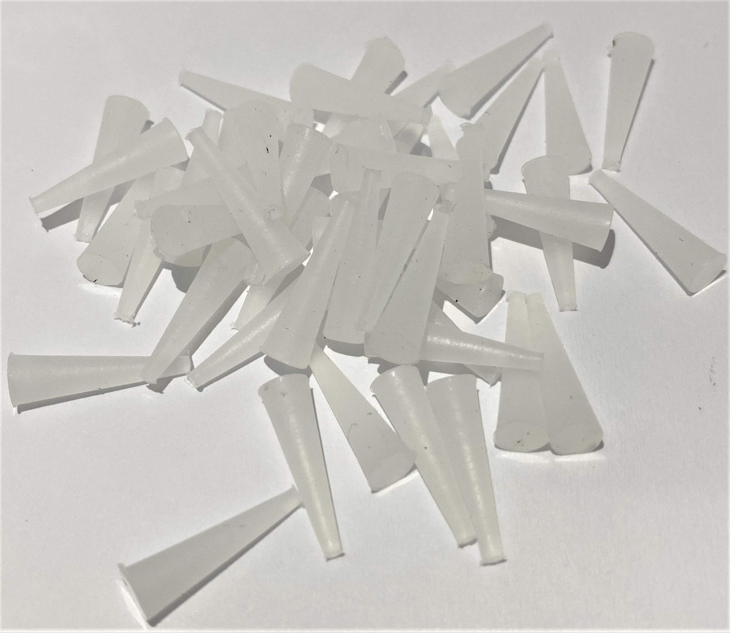 dexierp Protection Force #000000 Stopper Plug For 3/16" 4-5 mm Hole (Pack of 50) tube Bottle Openning 10-24 UNC To 12-28 UNF M4.5 To M5 Thread Nut Paint Masking Reusable Silicone Rubber