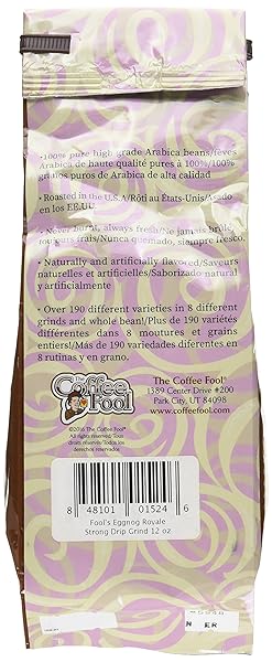 COFFEE FOOL’S EGGNOG ROYALE (STRONG DRIP GRIND)