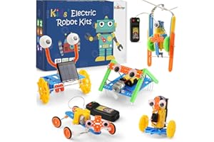 BEANDGE STEM Robotics Science Kits, Crafts for Boys 6-8 Girls 8-12, Robot Building Kit for Kids 8-10, Electronic Science Experiments Activities, Engineering Toys 7+ 6 7 8 9 10 11 12 + Year Old Gifts