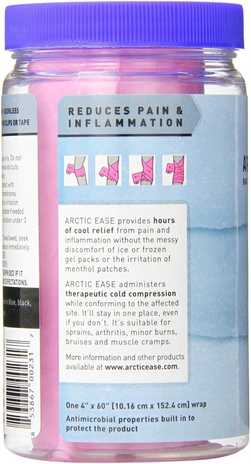 ARCTIC EASE WRAP,COLD,REUSE,PNK,4X60, CT