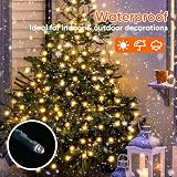 SALCAR Christmas Tree Lights 2m 8 Strands 280 LED Warm White view 5