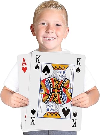 Amazon Co Jp Kangarooの巨大トランプカード 巨大な8 1 4インチ 11 3 4インチのカードデッキ おもちゃ