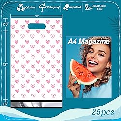 JinRuiKJ Poly Mailers with Handle 10x13 Inch 25