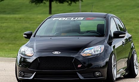 Amazon Com Focus St Windshield Decal White Red Everything Else