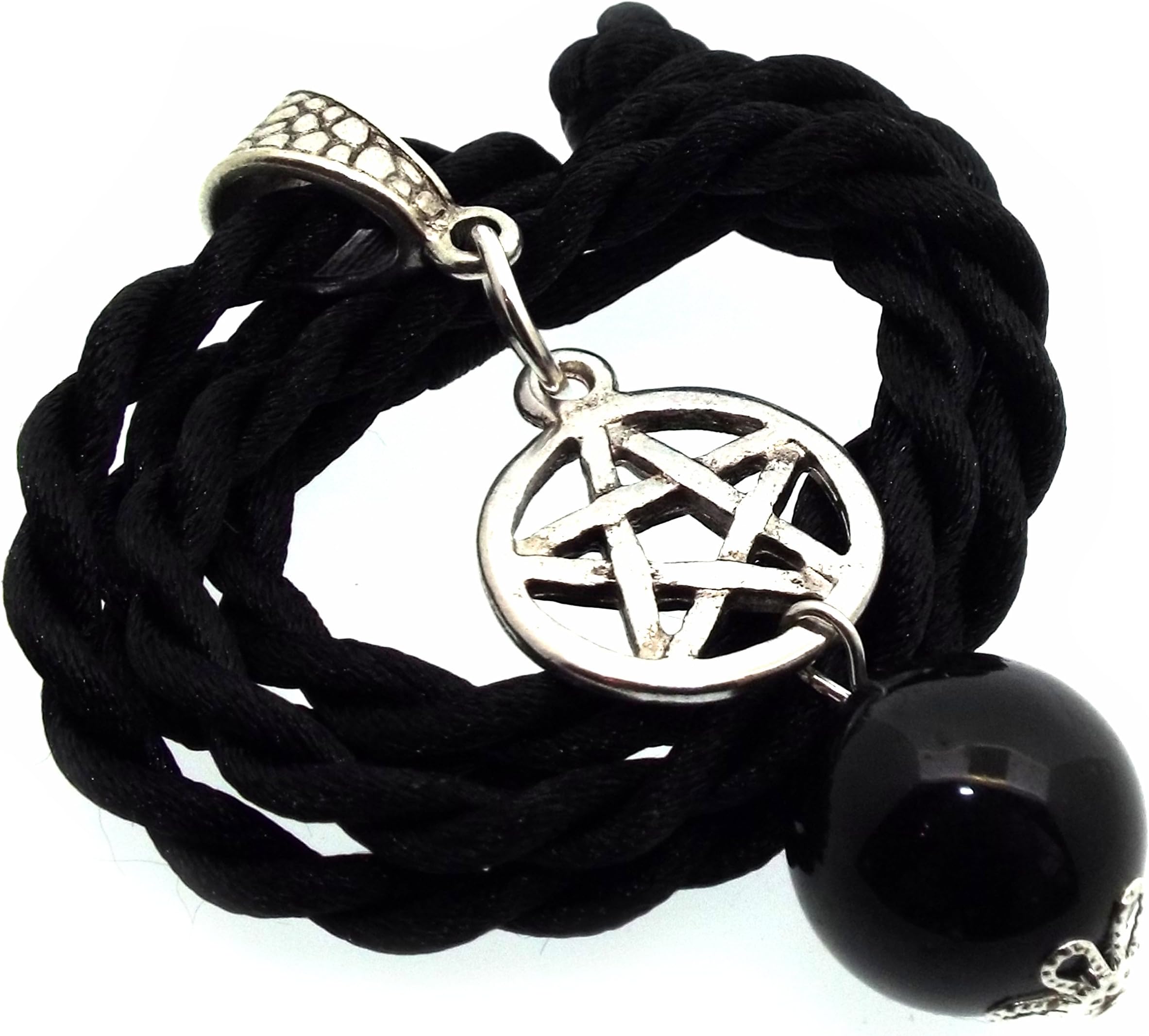 Angelleesa Designs Ltd Black Tourmaline Gemstone Pentacle Pendant