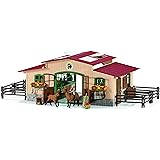 Schleich 42416 - Großer Pferdehof mit Wohnhaus und Stall: Amazon.de