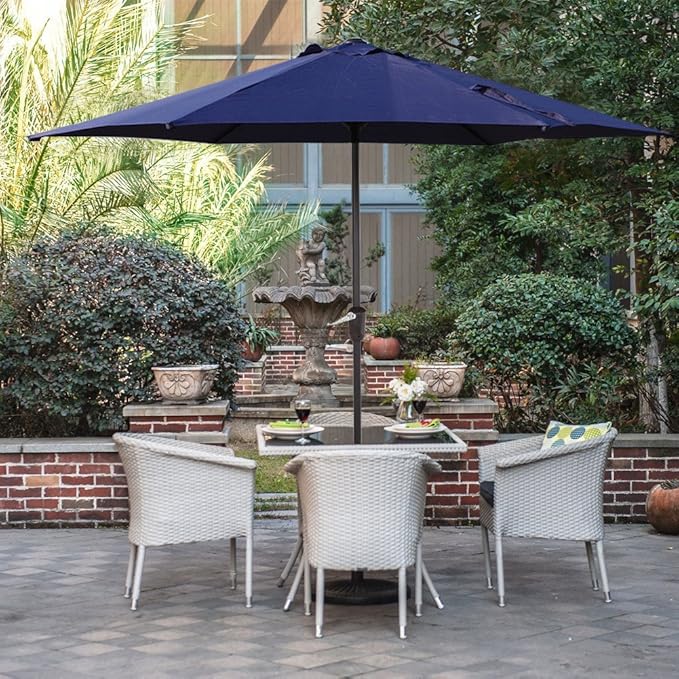 Grand patio Sombrilla Terraza Patio Jardín Piscina Ø 270 cm Impermeable