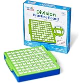 hand2mind Division Practice Board, Math Facts, Ages 7+ | Elementary Math Manipulatives, Educational Learning Toys, Number Centers for Classroom, Division Chart Learning Activities