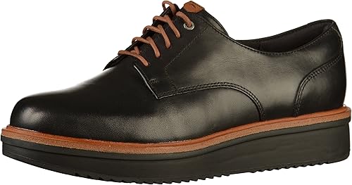 clarks teadale rhea black leather