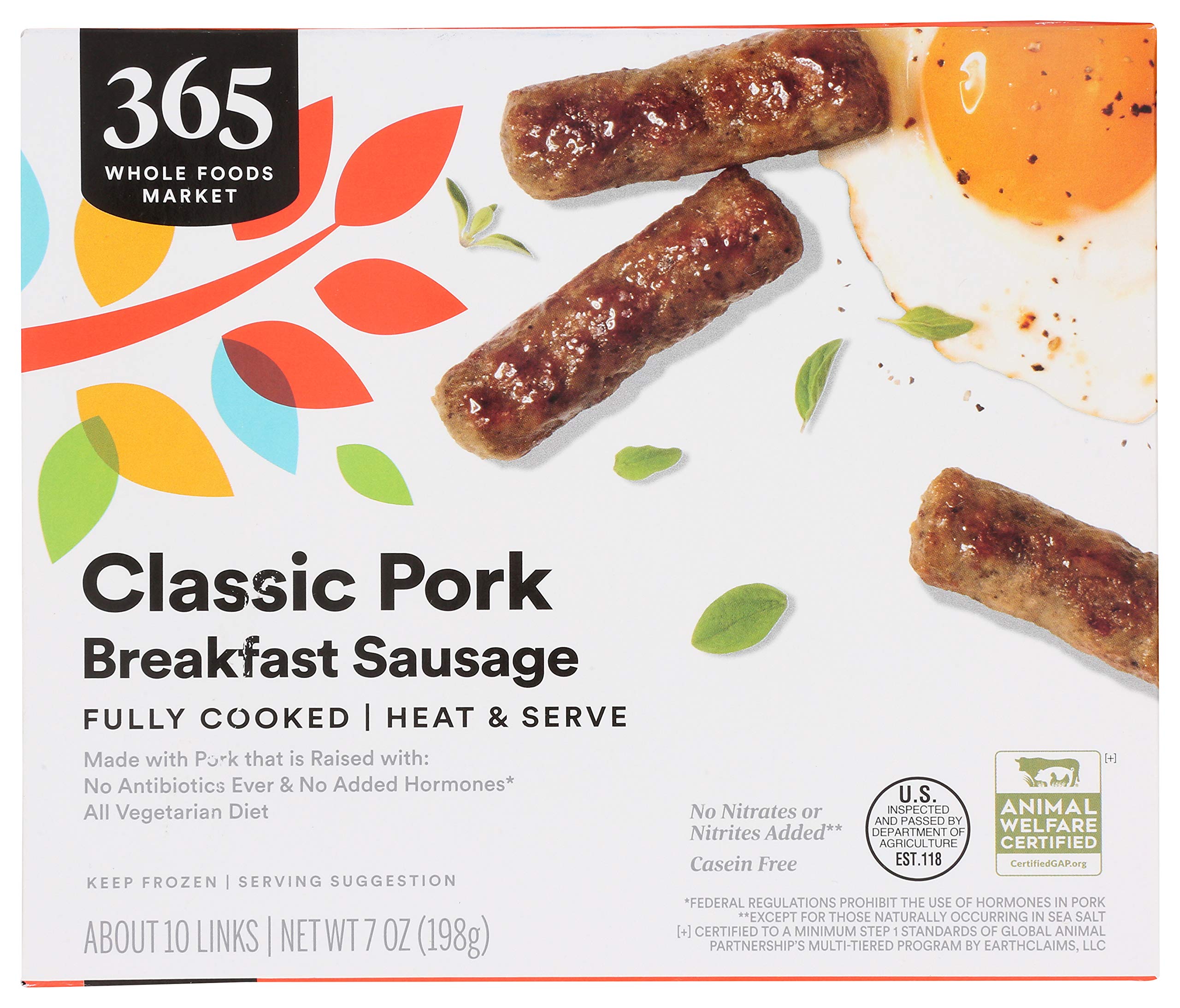 Buy 365 by WFM, Pork Sausage Breakfast Link Classic Frozen Step 1, 7